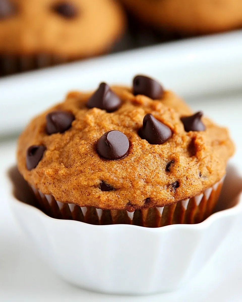 Chocolate Chip Pumpkin Muffins