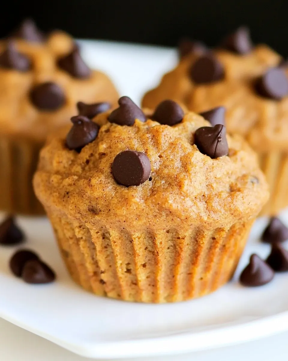 Chocolate Chip Pumpkin Muffins