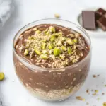 Chocolate Pistachio Overnight Oats