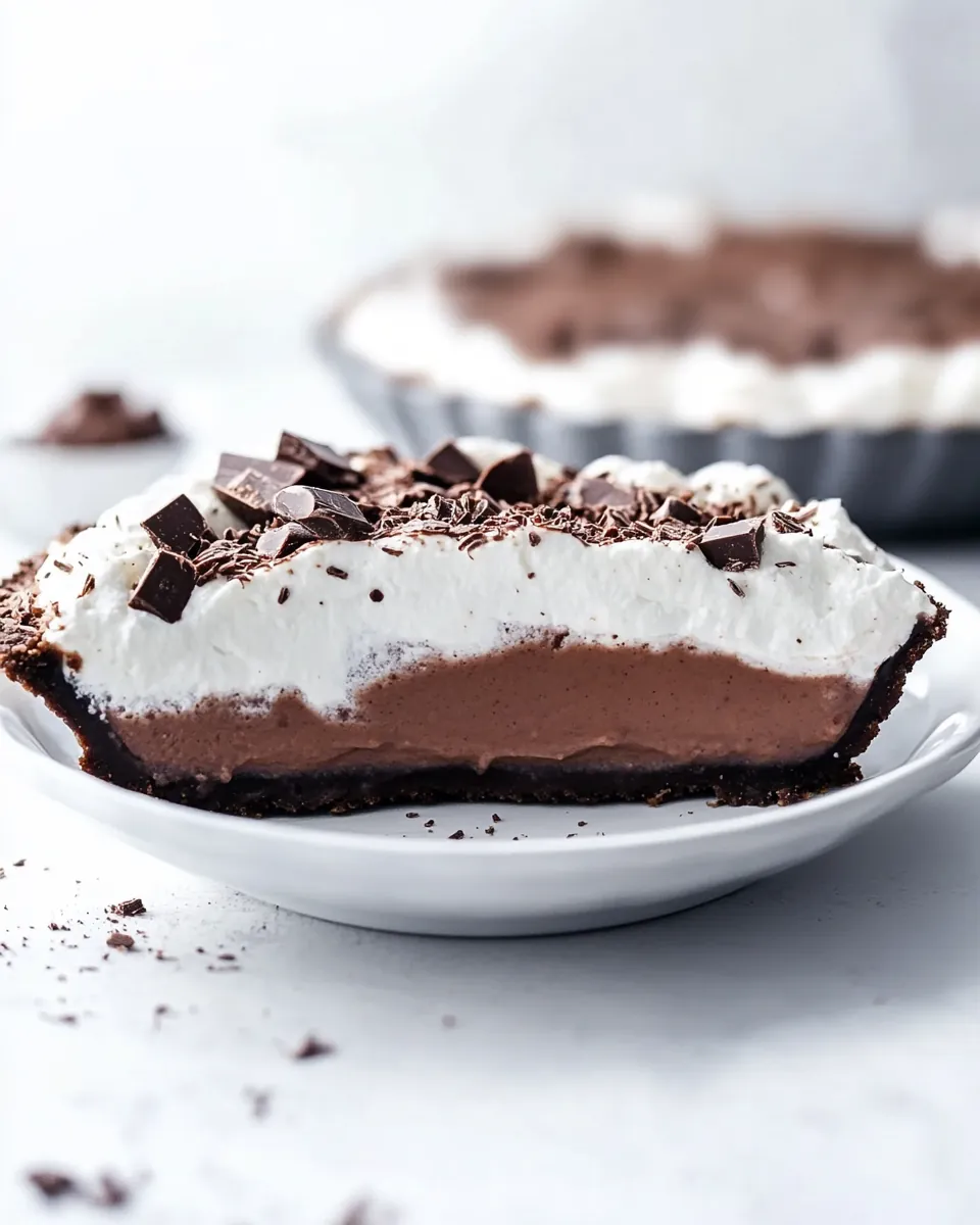 Chocolate Pudding Pie