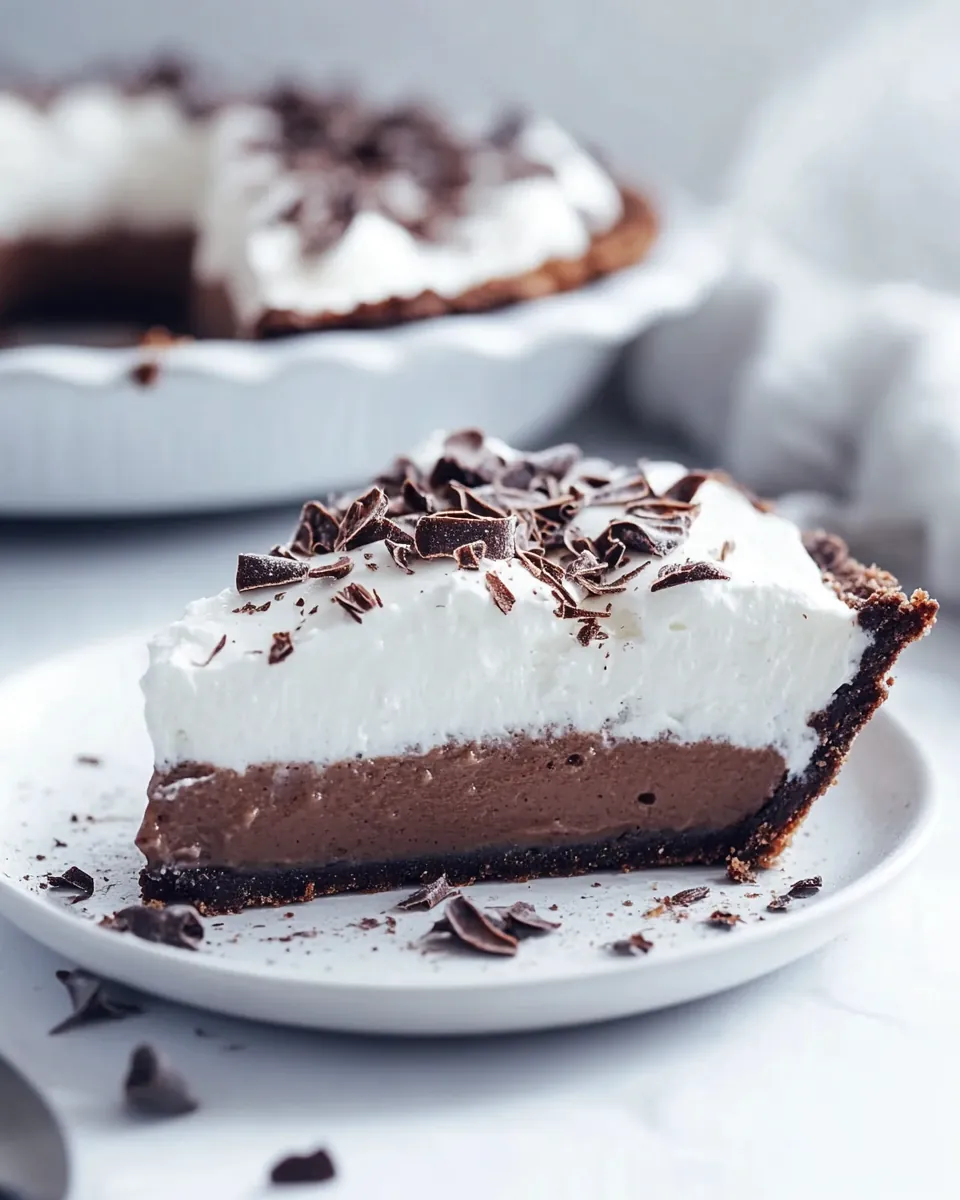 Chocolate Pudding Pie