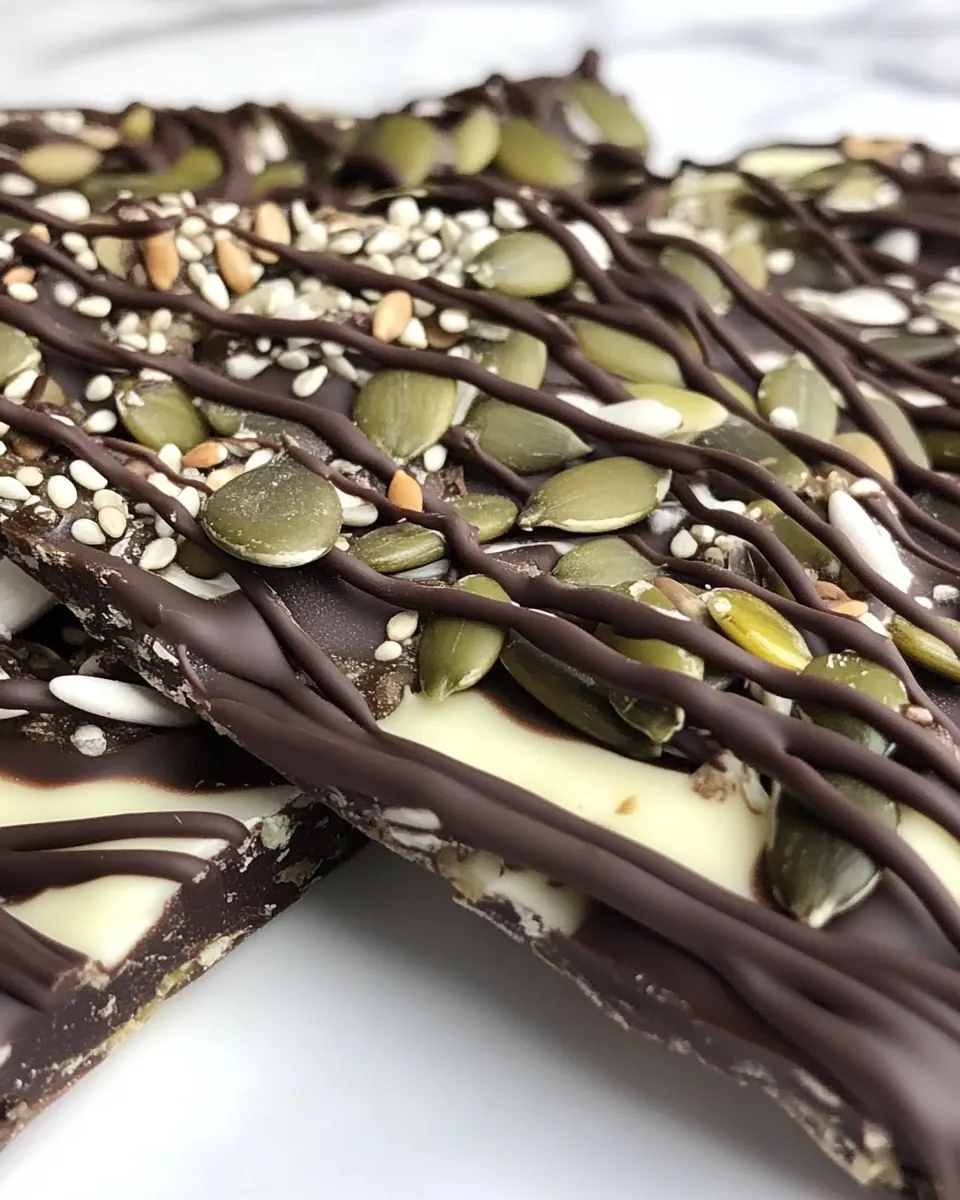 Chocolate Pumpkin Seed Bark