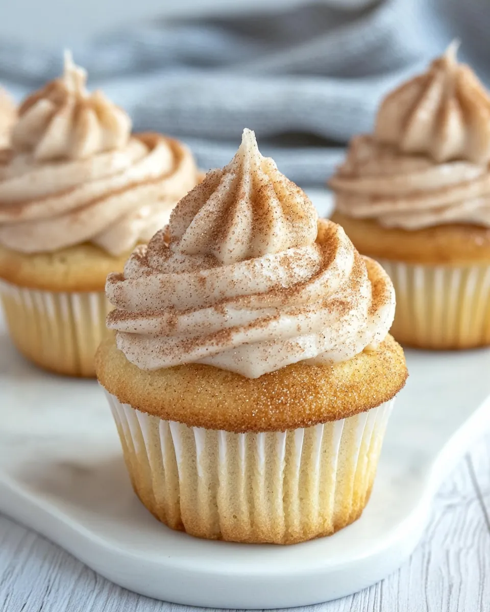 Churro Cupcakes