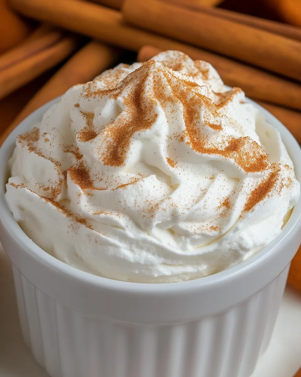 Cinnamon Whipped Cream