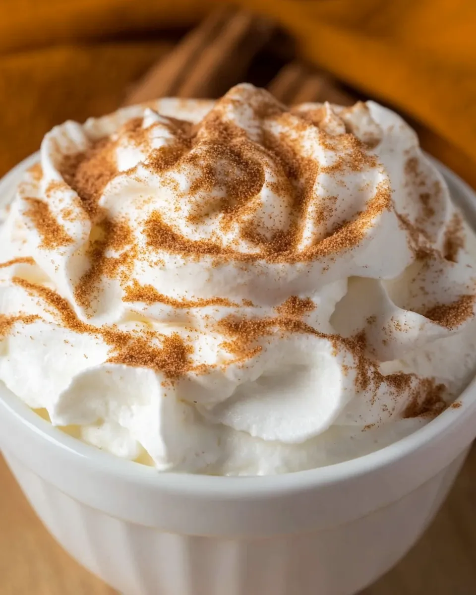 Cinnamon Whipped Cream