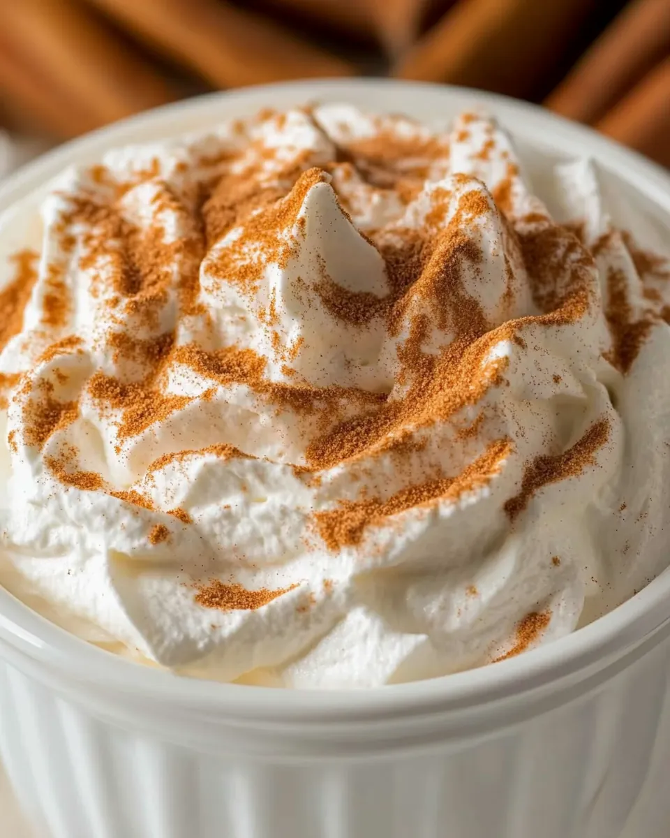 Cinnamon Whipped Cream