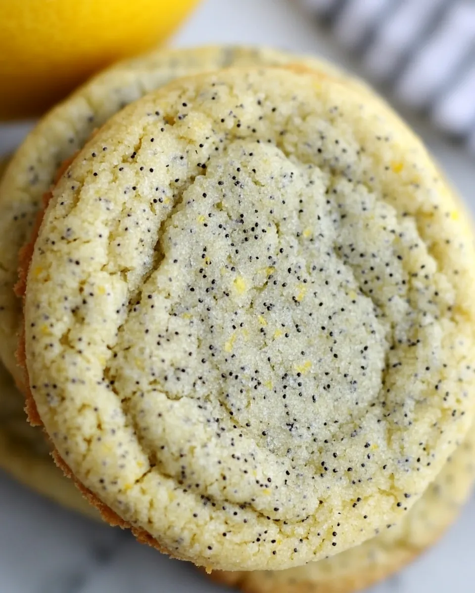 Citrus Poppy Seed Cookies