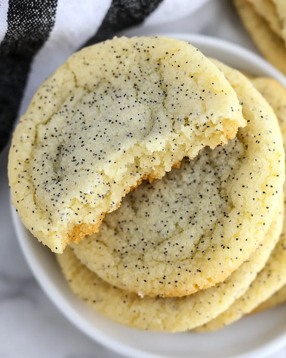Citrus Poppy Seed Cookies