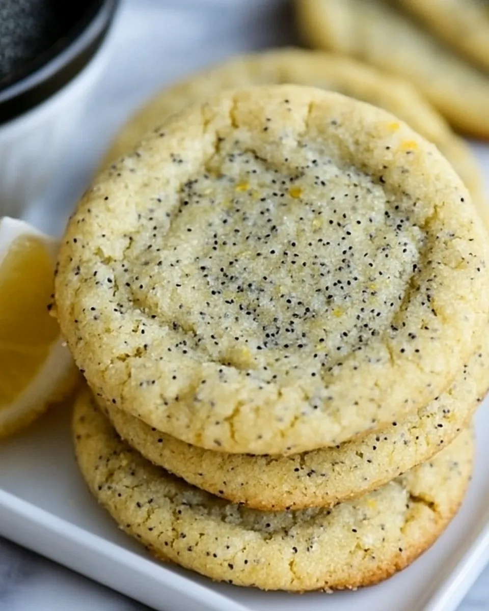 Citrus Poppy Seed Cookies