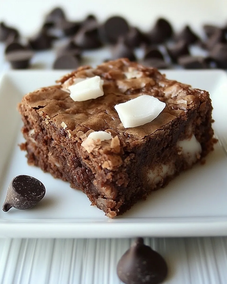 Coconut Chocolate Blondies