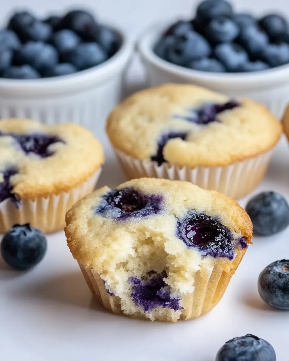 Coconut Flour Blueberry Muffins