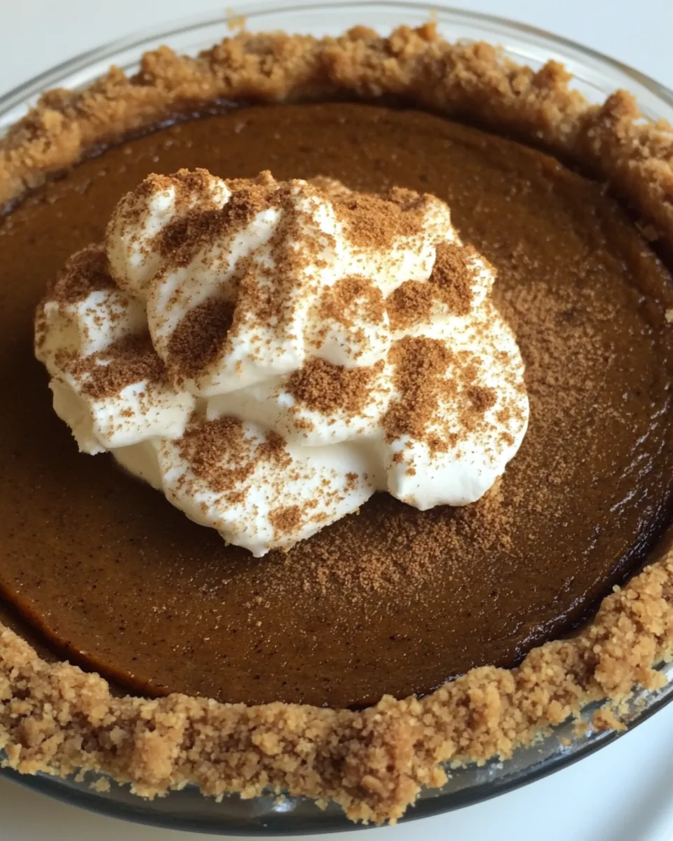 Coconut Spice Pumpkin Pie
