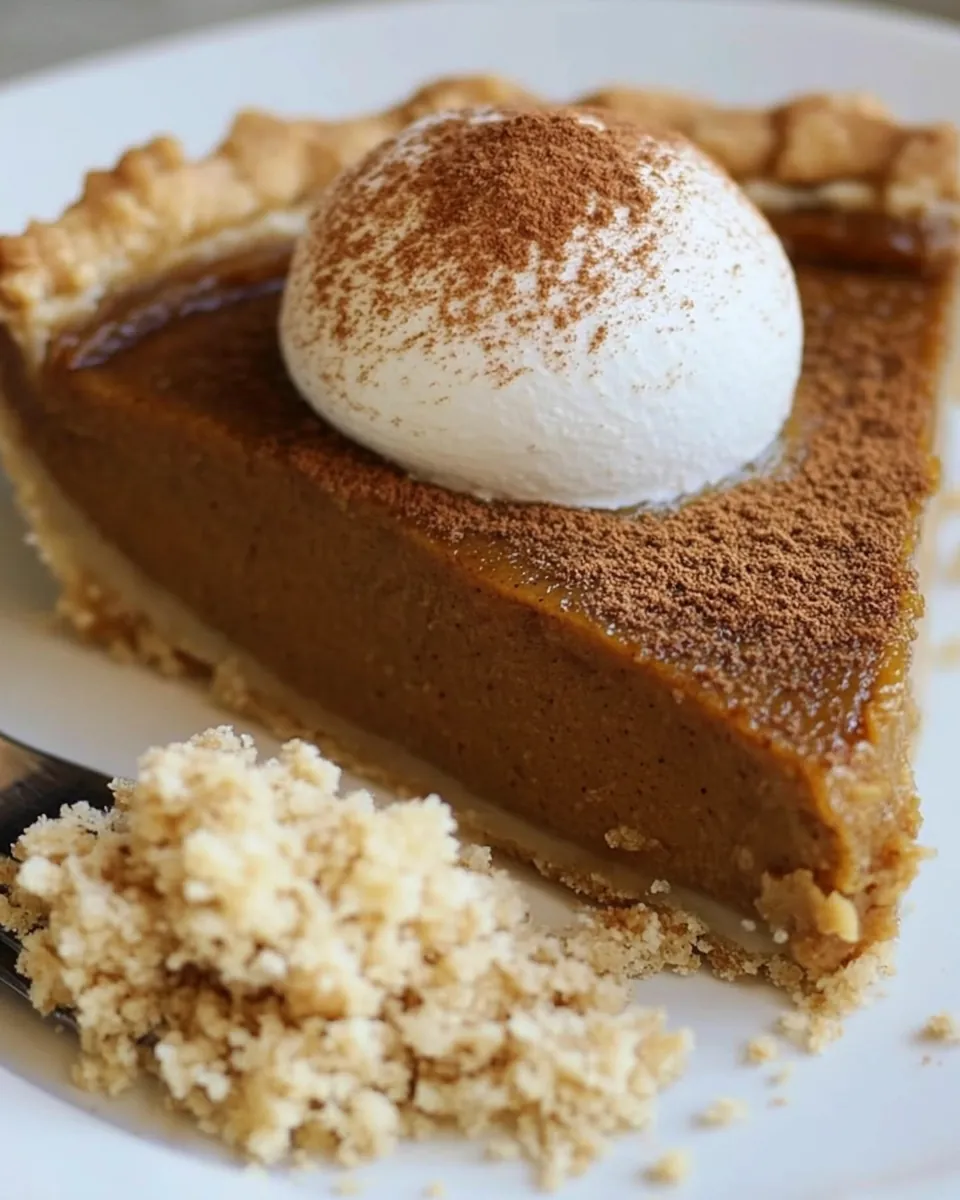 Coconut Spice Pumpkin Pie