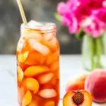 Cold Brew Peach Iced Tea