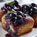 Concord Grape Upside Down Mini Loaf Cakes