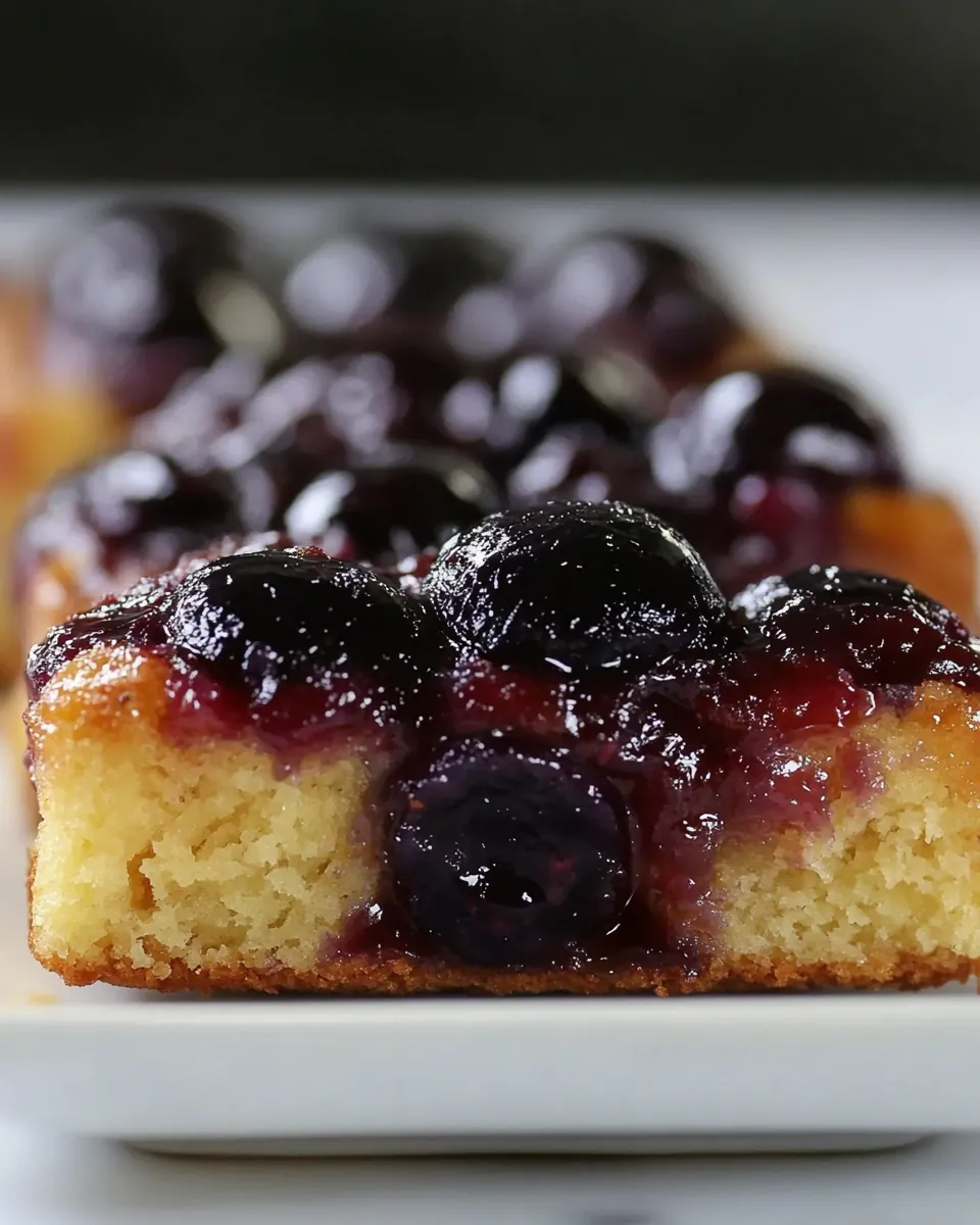 Concord Grape Upside Down Mini Loaf Cakes
