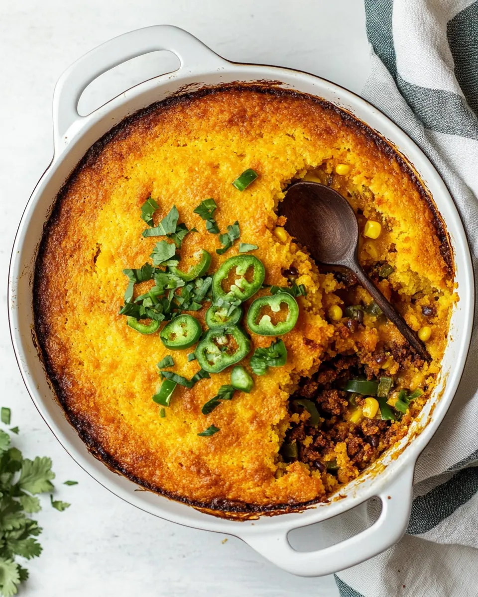 Cowboy Cornbread Casserole