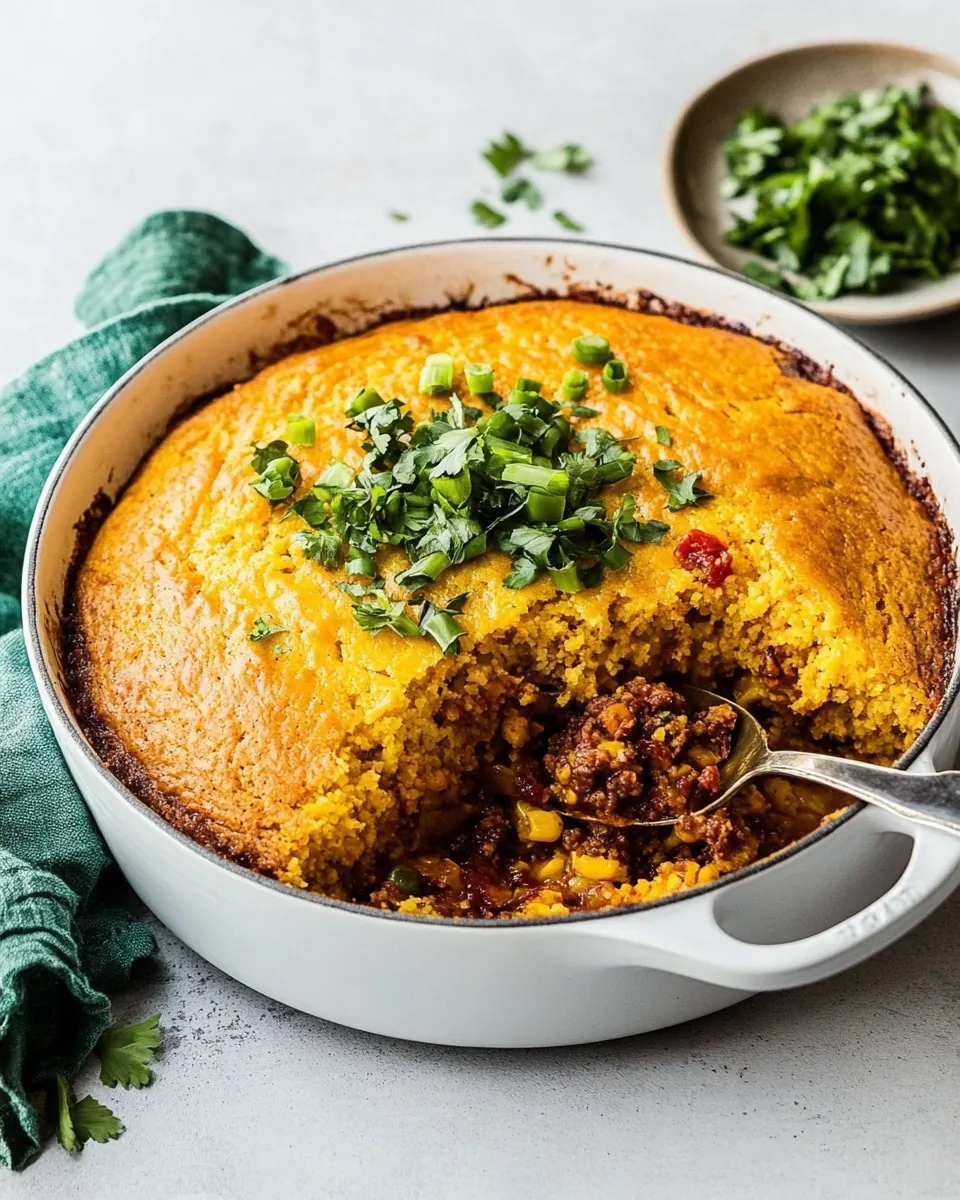 Cowboy Cornbread Casserole