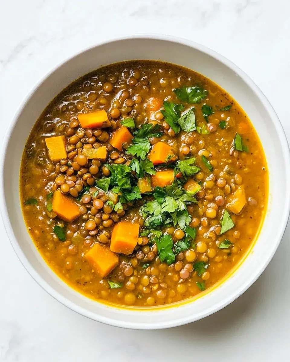 Cozy and Satisfying Moroccan Lentil Soup
