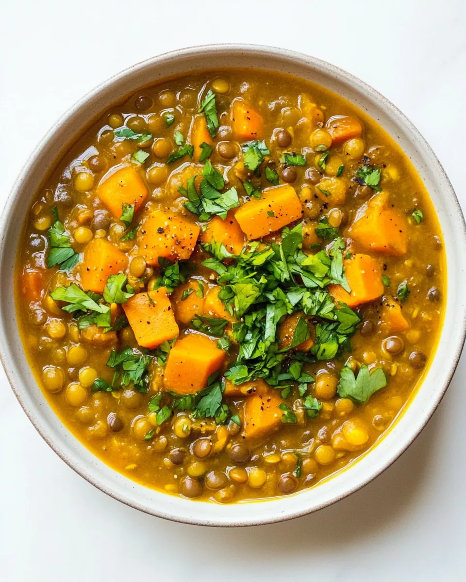 Cozy and Satisfying Moroccan Lentil Soup