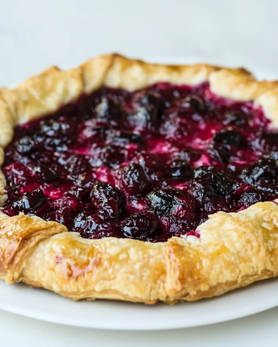 Cranberry Cheesecake Galette