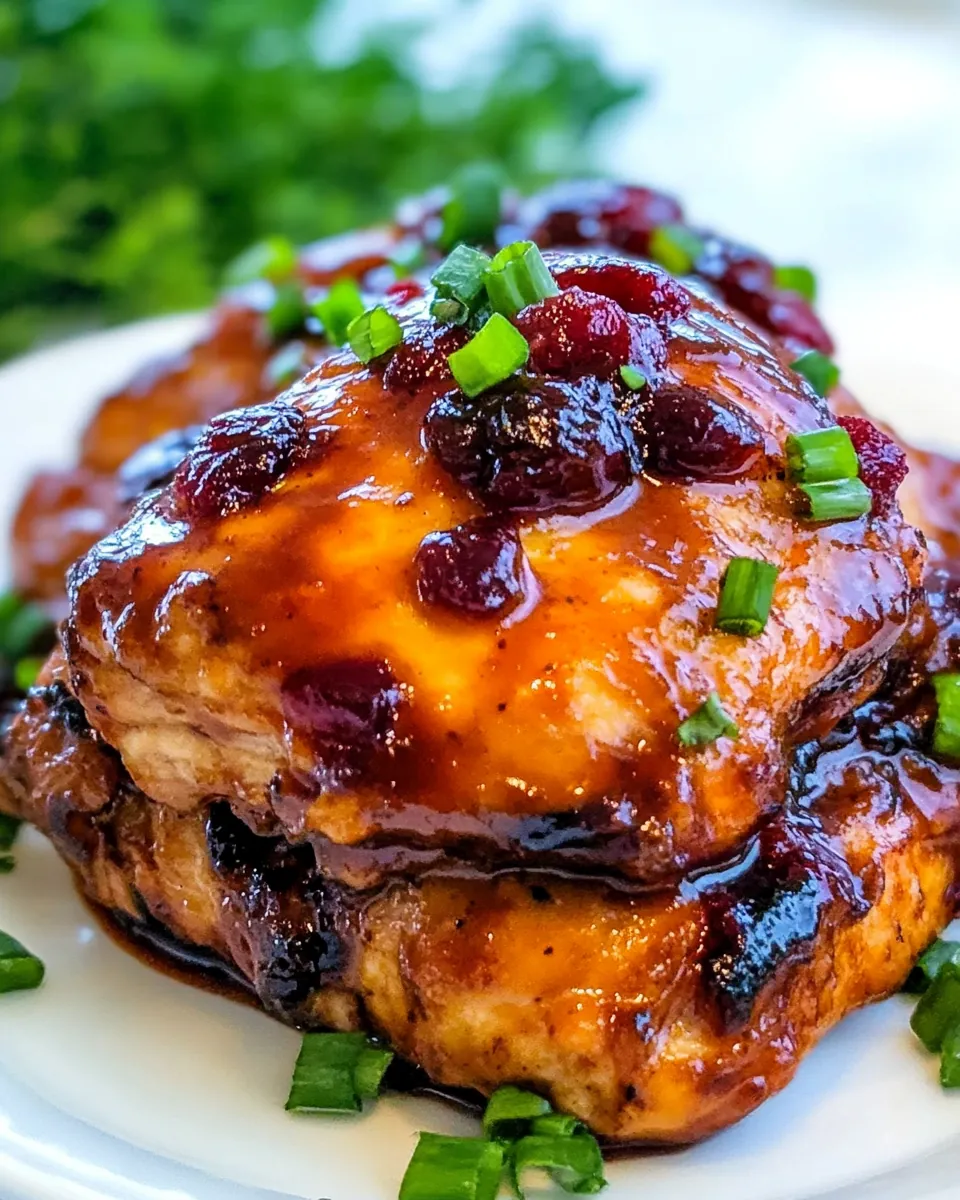 Cranberry Chicken