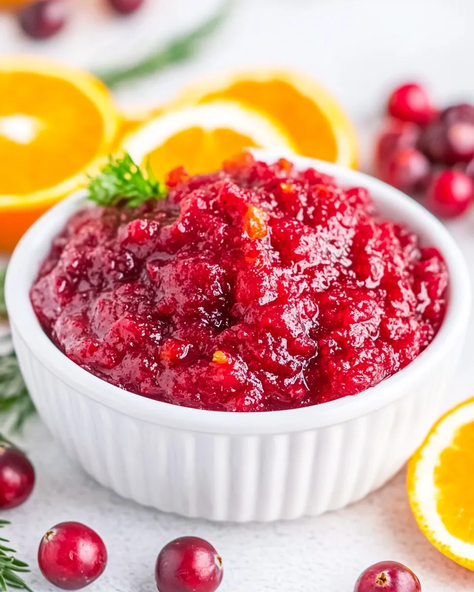 Cranberry Orange Relish