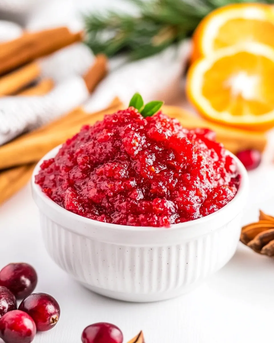 Cranberry Orange Relish