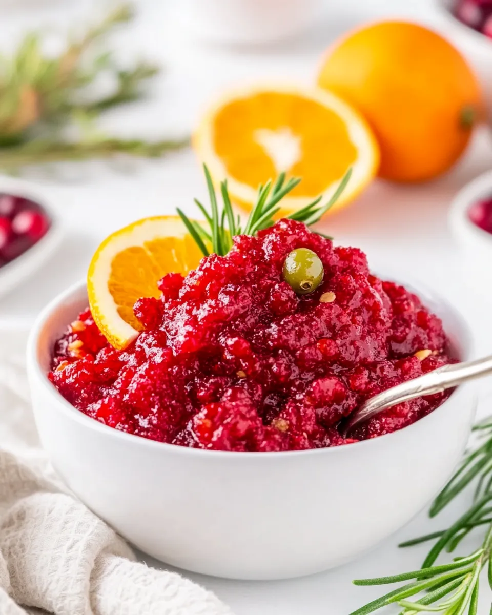 Cranberry Orange Relish