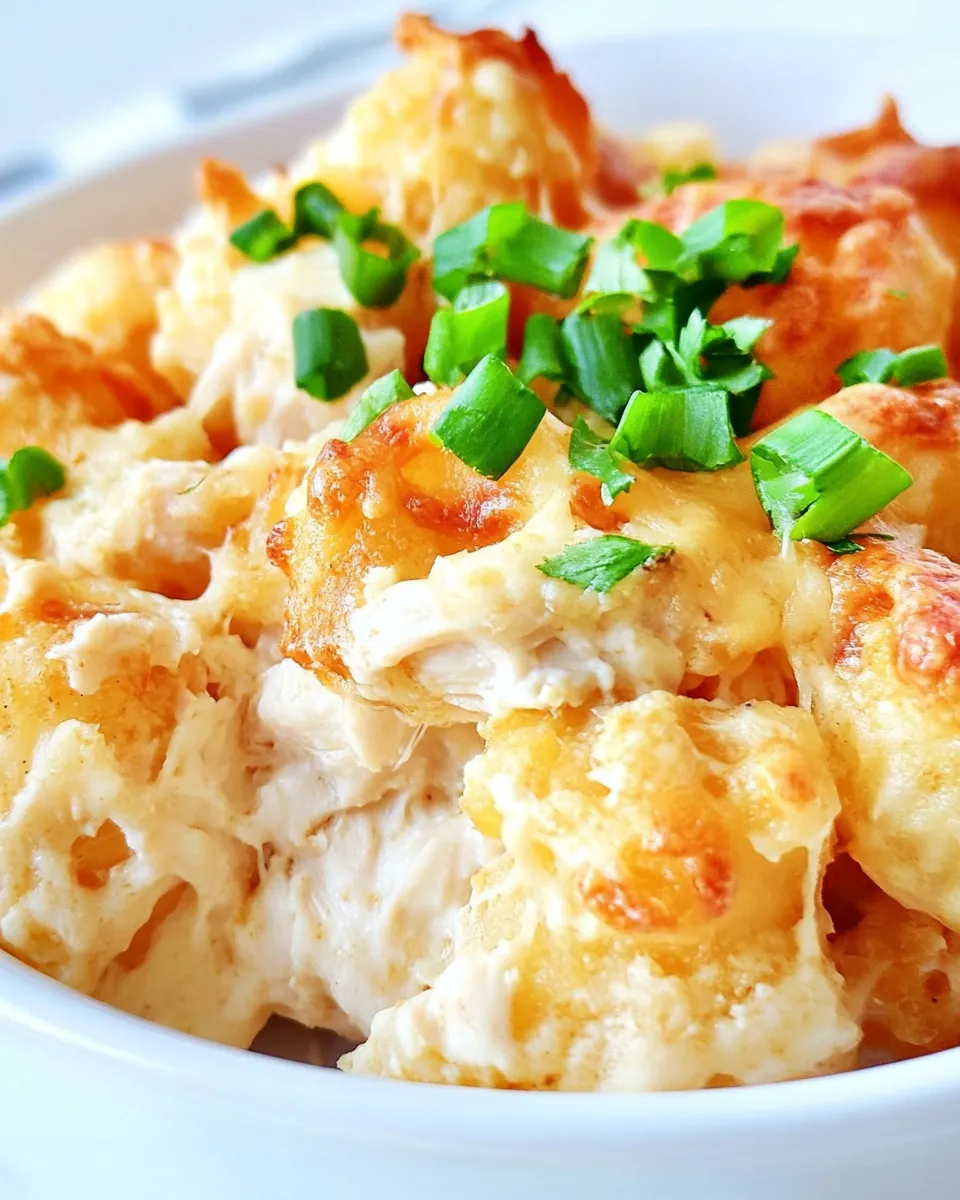 Cream of Chicken Tater Tot Casserole