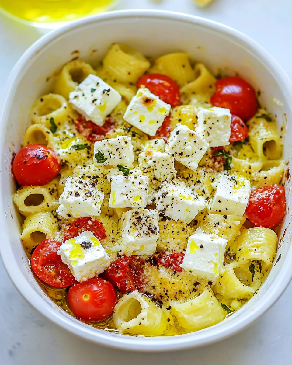 Creamy Baked Feta Pasta