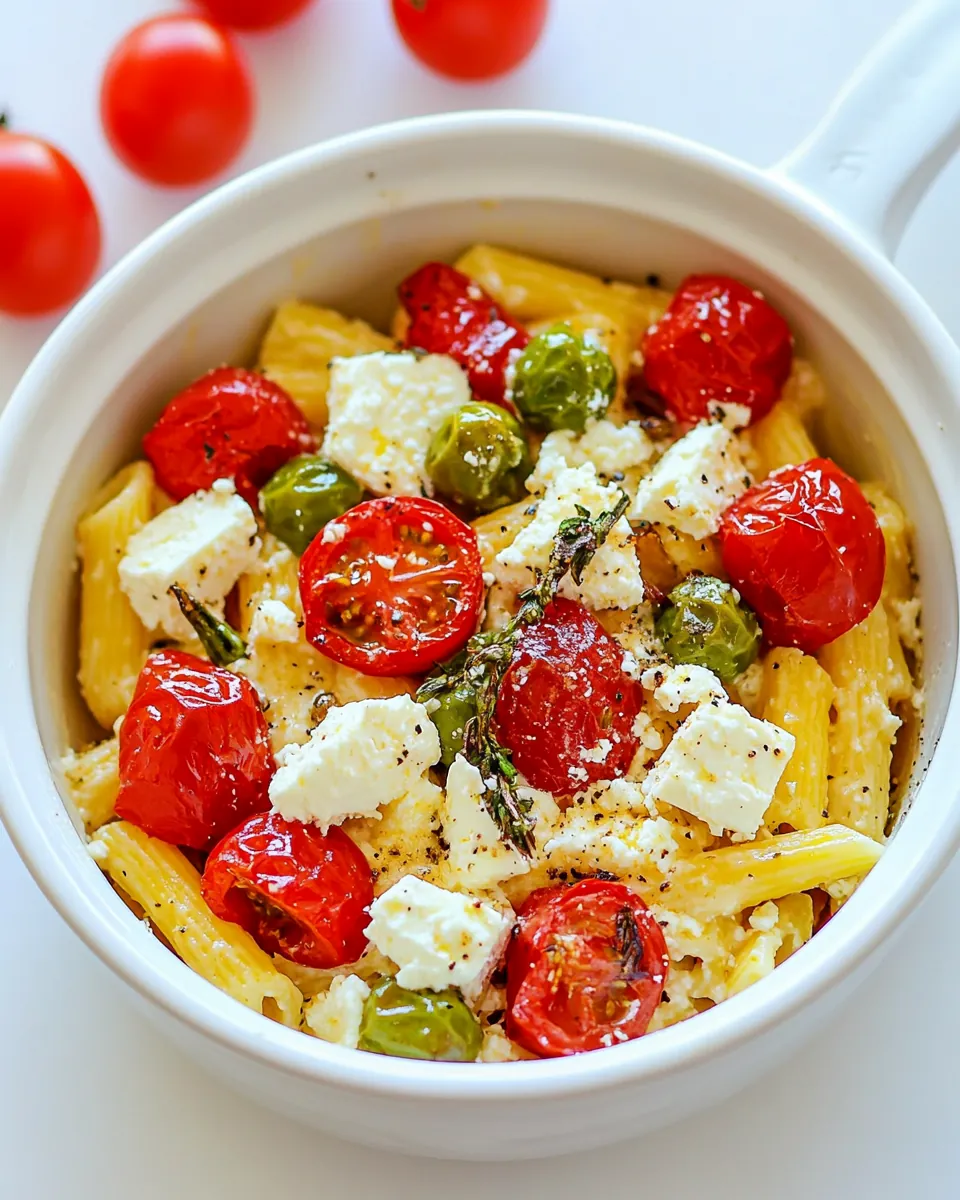 Creamy Baked Feta Pasta