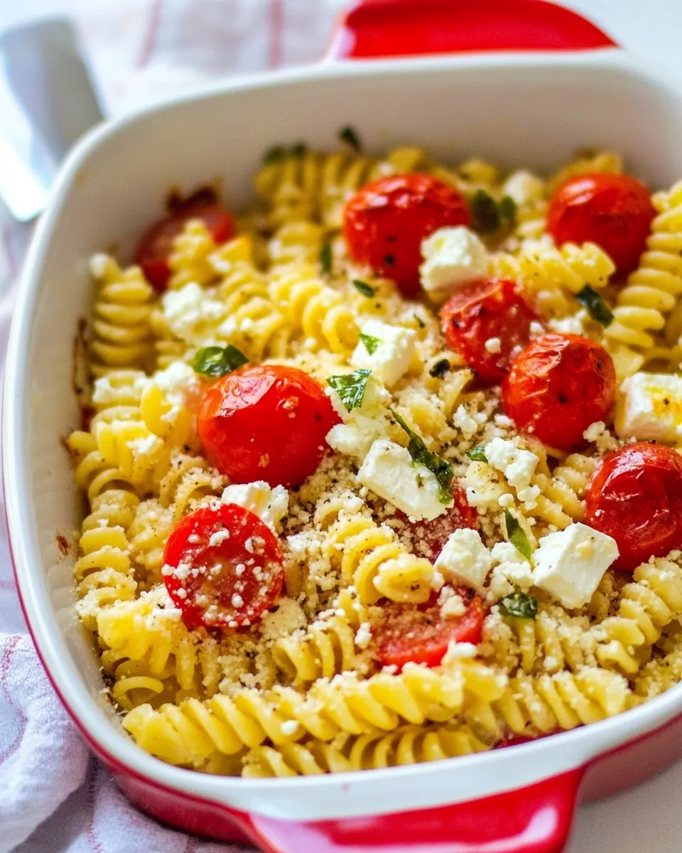 Creamy Baked Feta Pasta