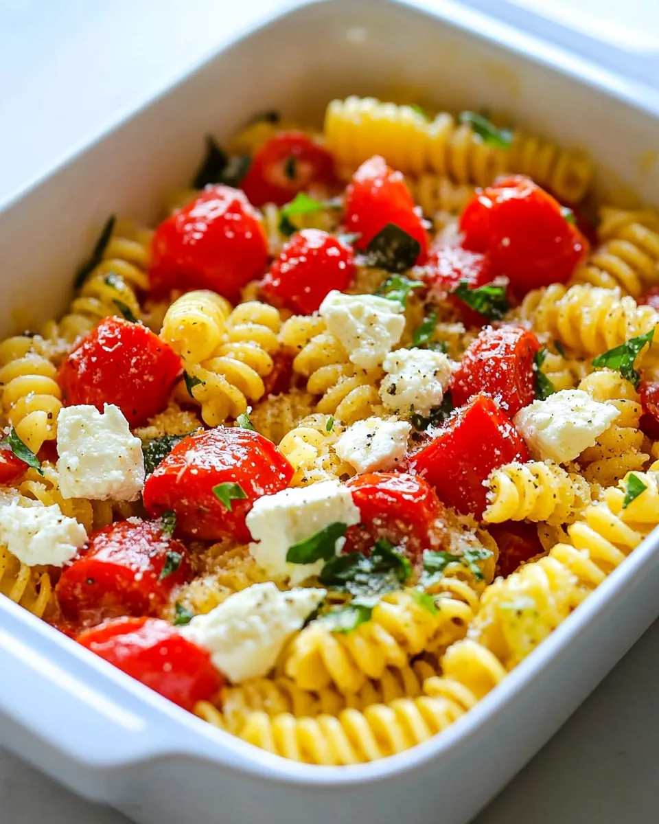 Creamy Baked Feta Pasta