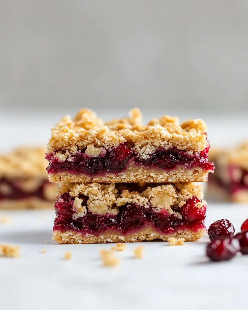 Creamy Cranberry Bars