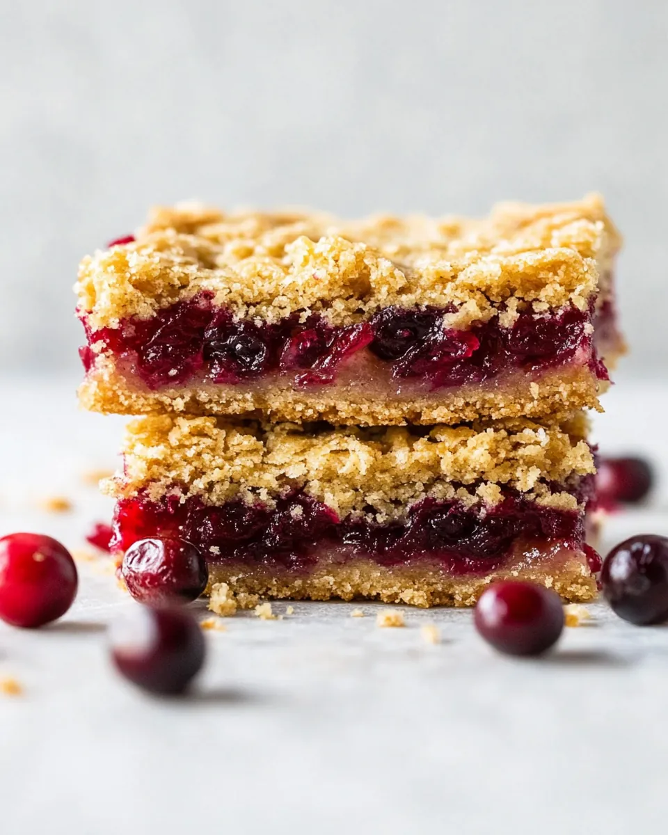 Creamy Cranberry Bars