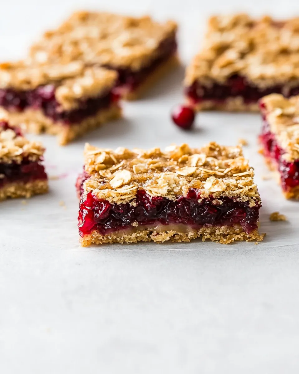 Creamy Cranberry Bars