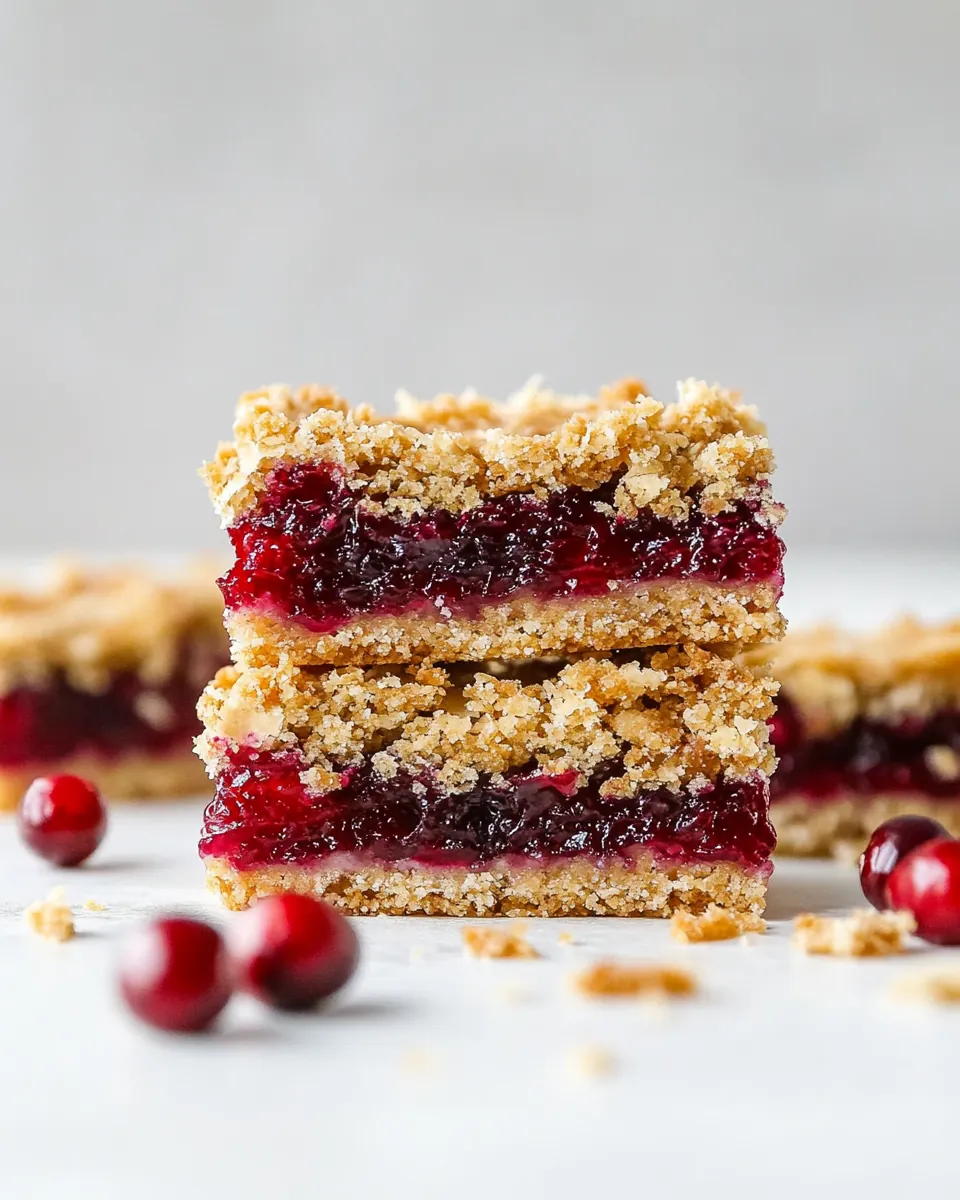 Creamy Cranberry Bars
