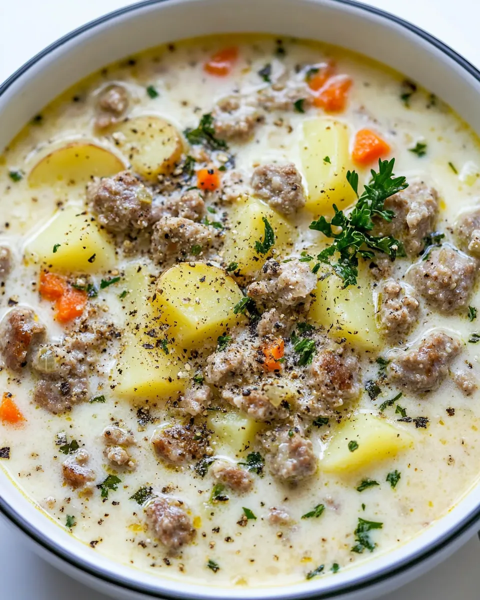 Creamy Sausage and Potato Soup