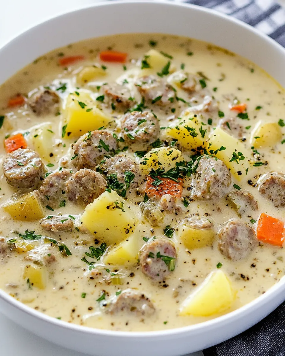 Creamy Sausage and Potato Soup
