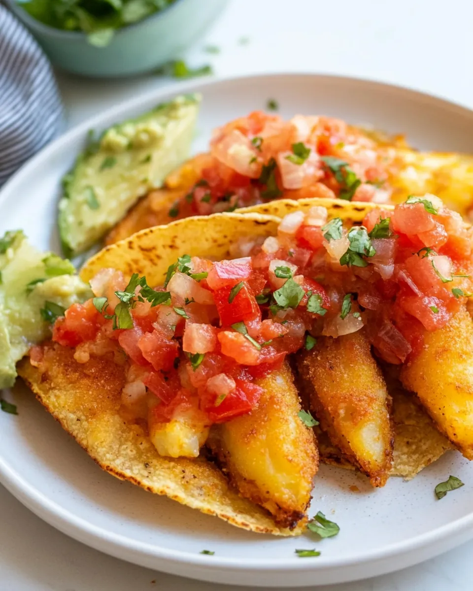 Crispy Cheesy Potato Tacos