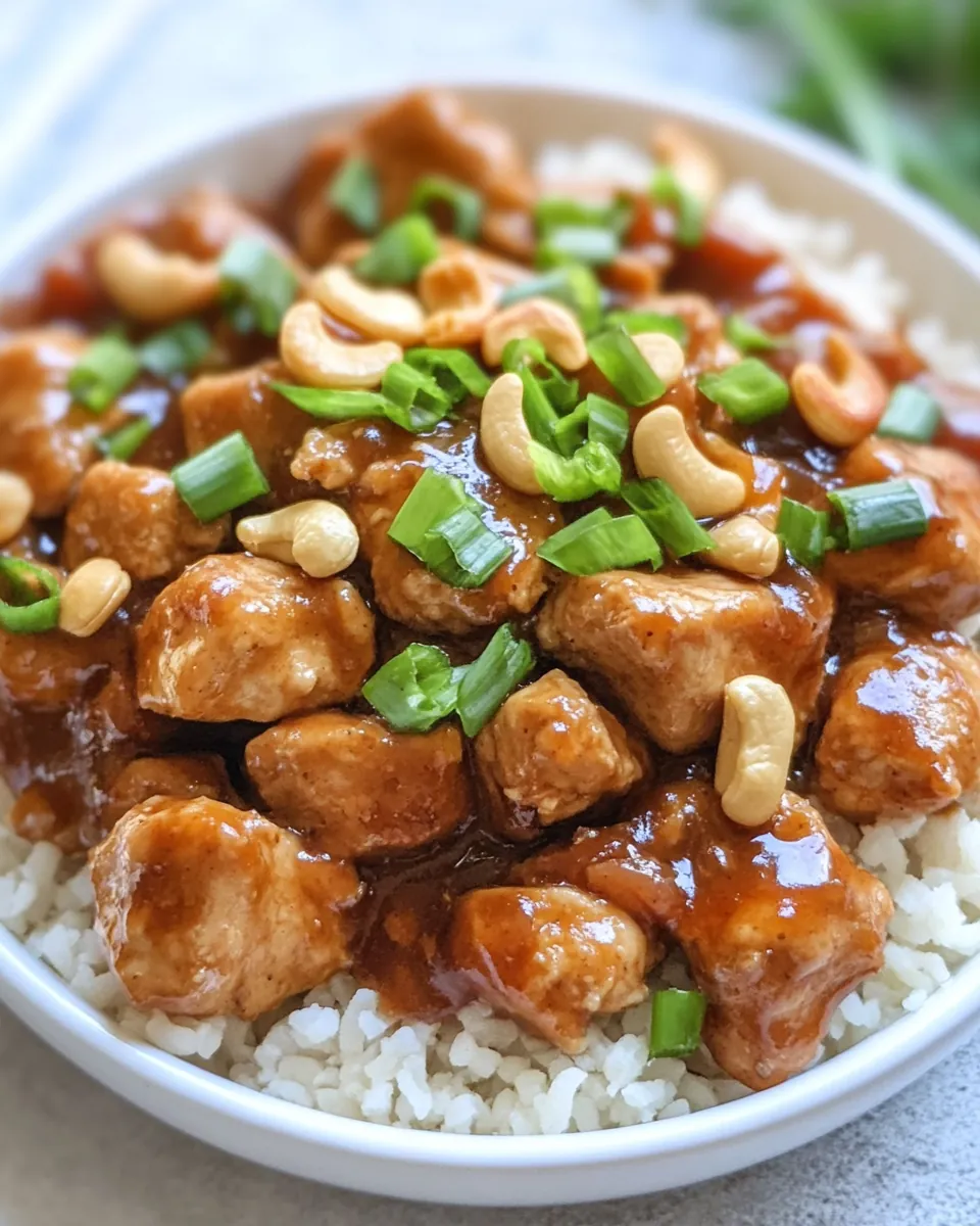 Crock Pot Cashew Chicken