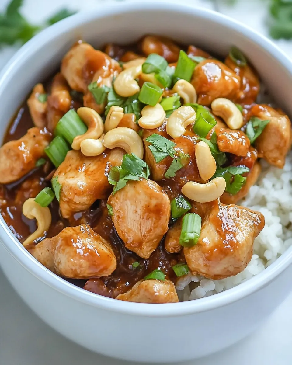 Crock Pot Cashew Chicken