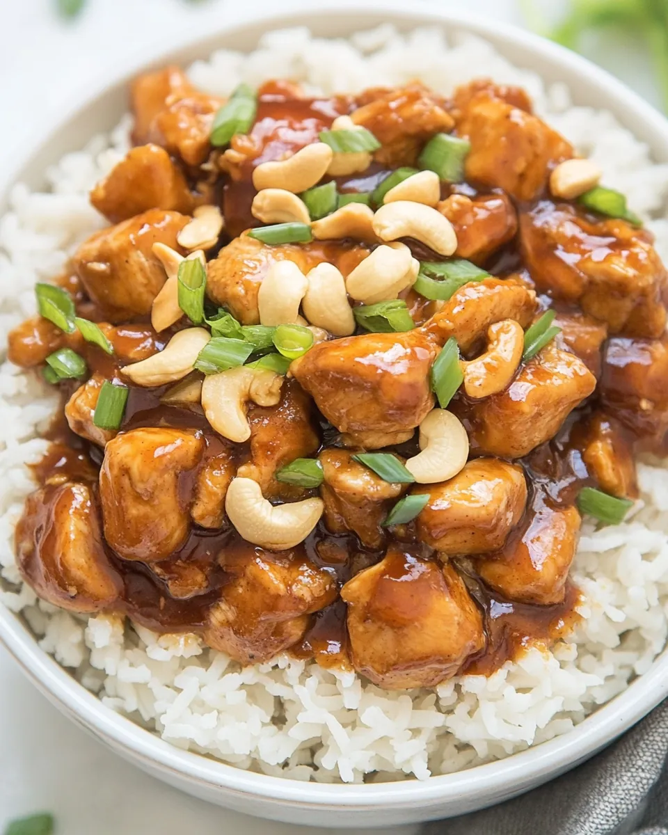 Crock Pot Cashew Chicken