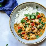 Crock Pot Thai Peanut Butter Chicken Curry