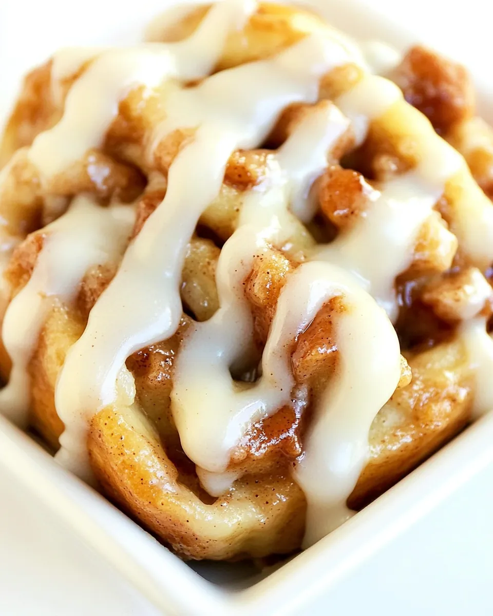 Crockpot Apple Cinnamon Rolls
