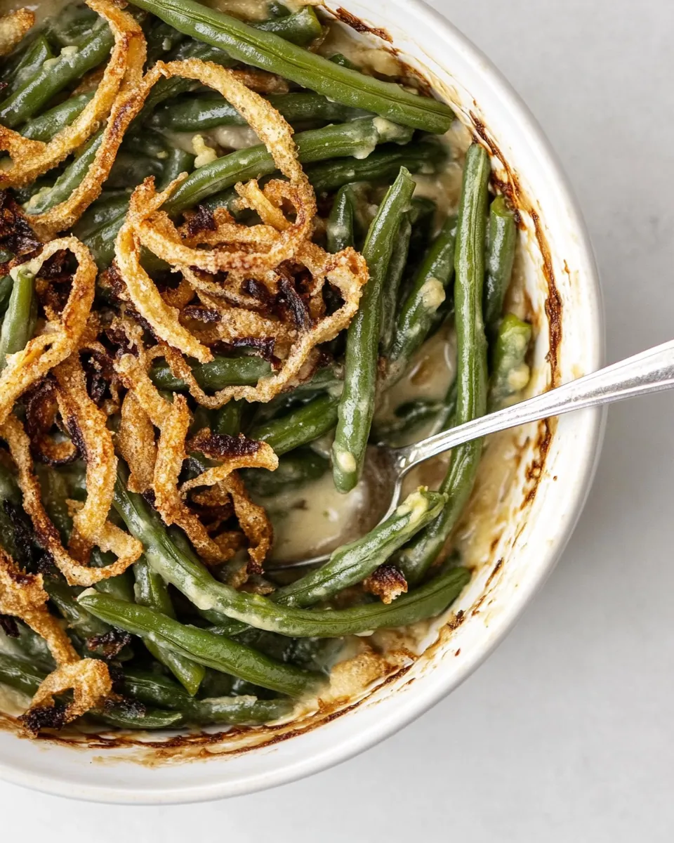 Dairy Free Vegan Green Bean Casserole