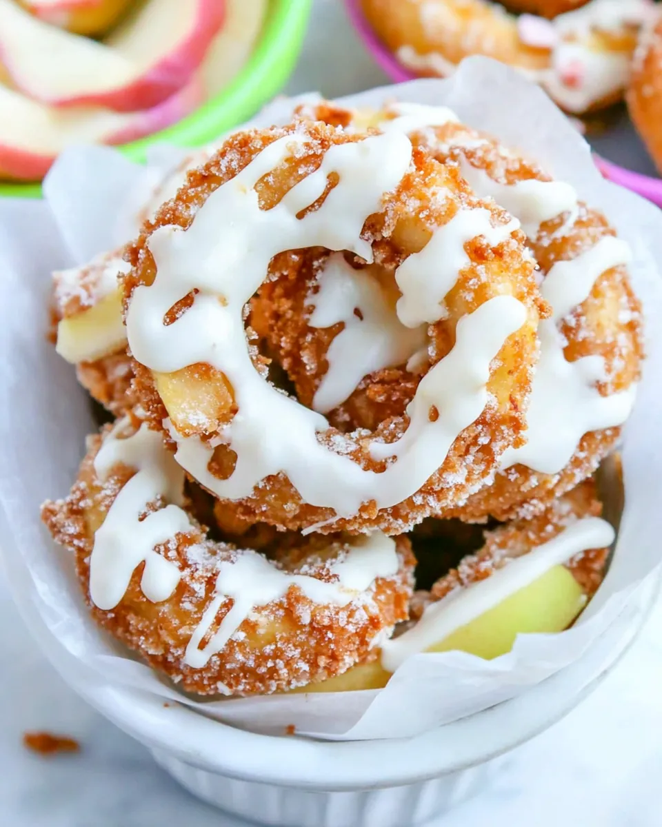 Donut Shaped Apple Snacks