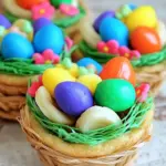 Easter Basket Cookie Cups
