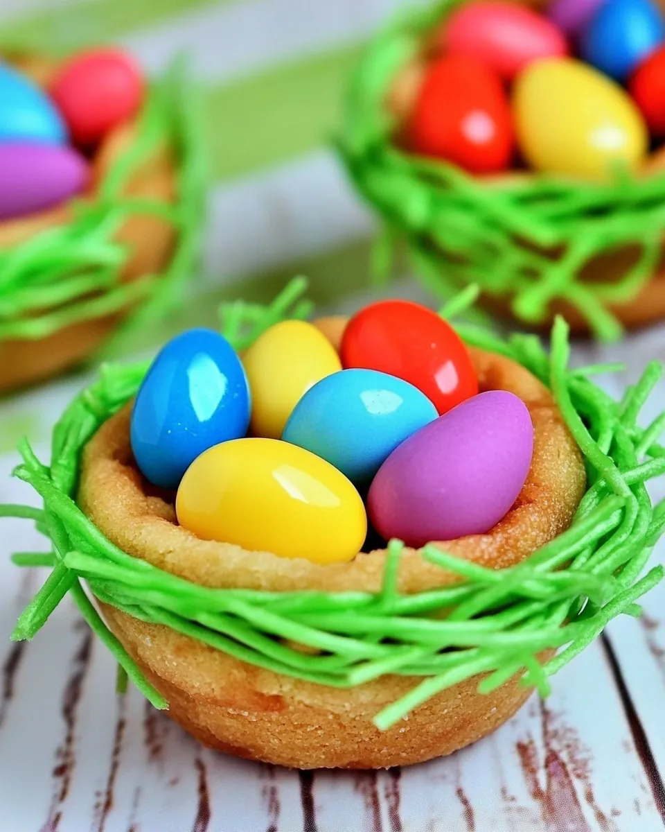 Easter Basket Cookie Cups